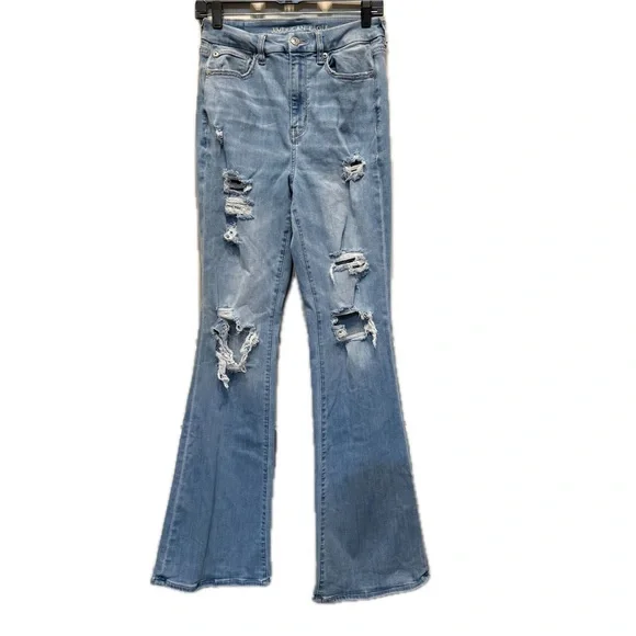 American Eagle Outfitters Next Level HighWaisted Flare Jean Women’s Size 6 XLong - Picture 2 of 16